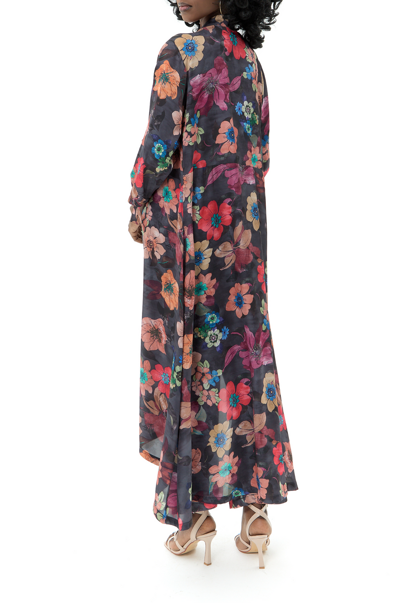 Midnight Floral Robe MAZONKIKI Robe