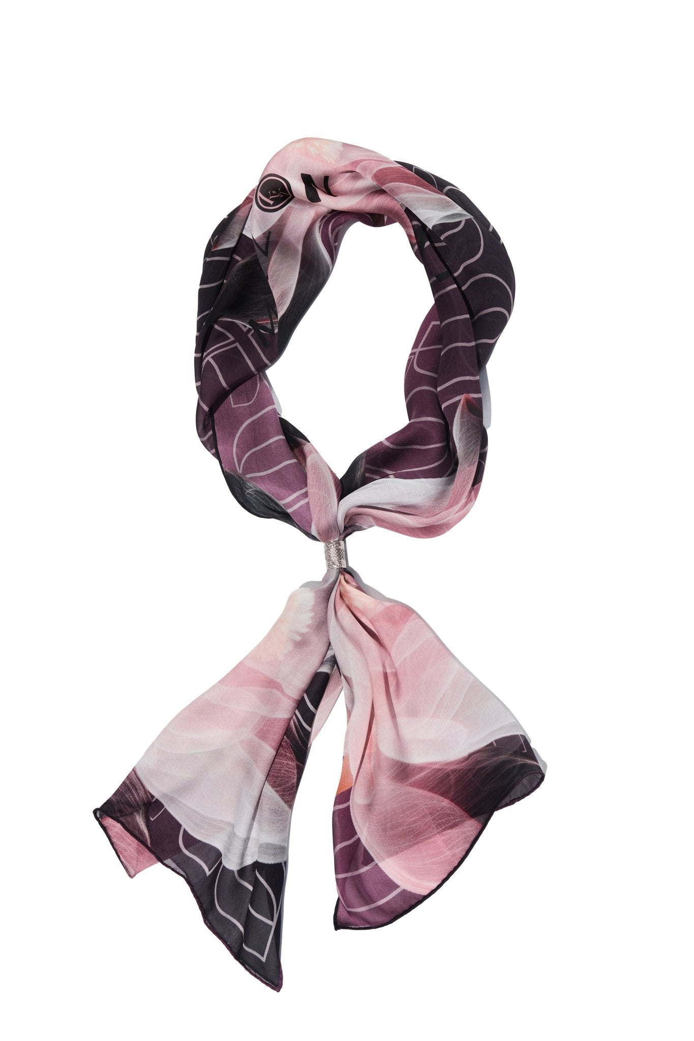 Botanic Bliss Silk Scarf - ScarvesMAZONKIKI