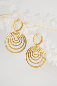 Intertwined Circle Earrings - EarringsMAZONKIKI