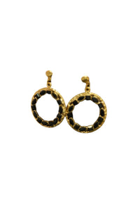 Midnight Mosaic Hoop Earrings - EarringsMAZONKIKI