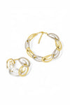 Multi - Tone Link Bracelet Duo set - Jewelry SetMAZONKIKI