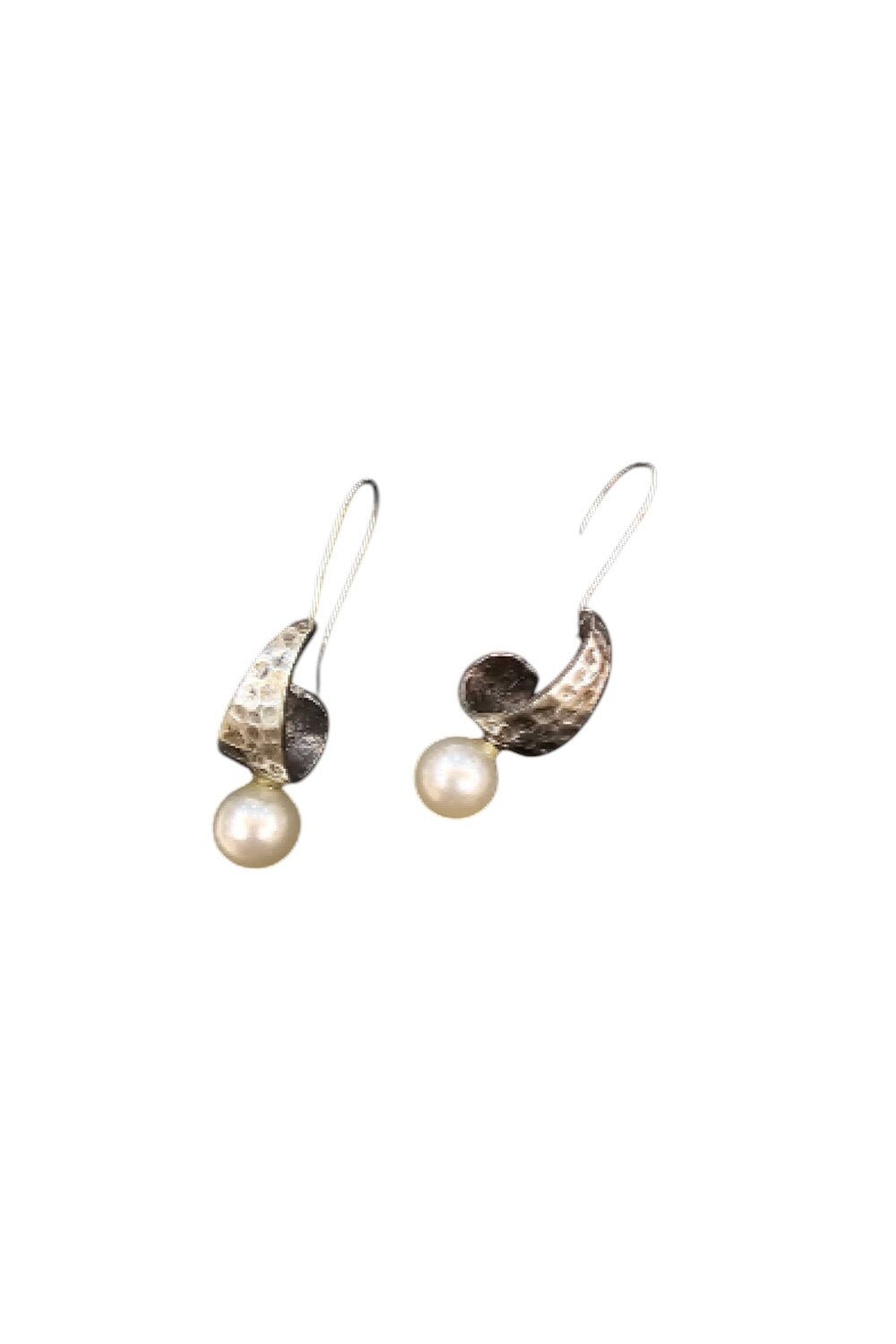 Pearl Twist Drop Earrings - EarringsMAZONKIKI