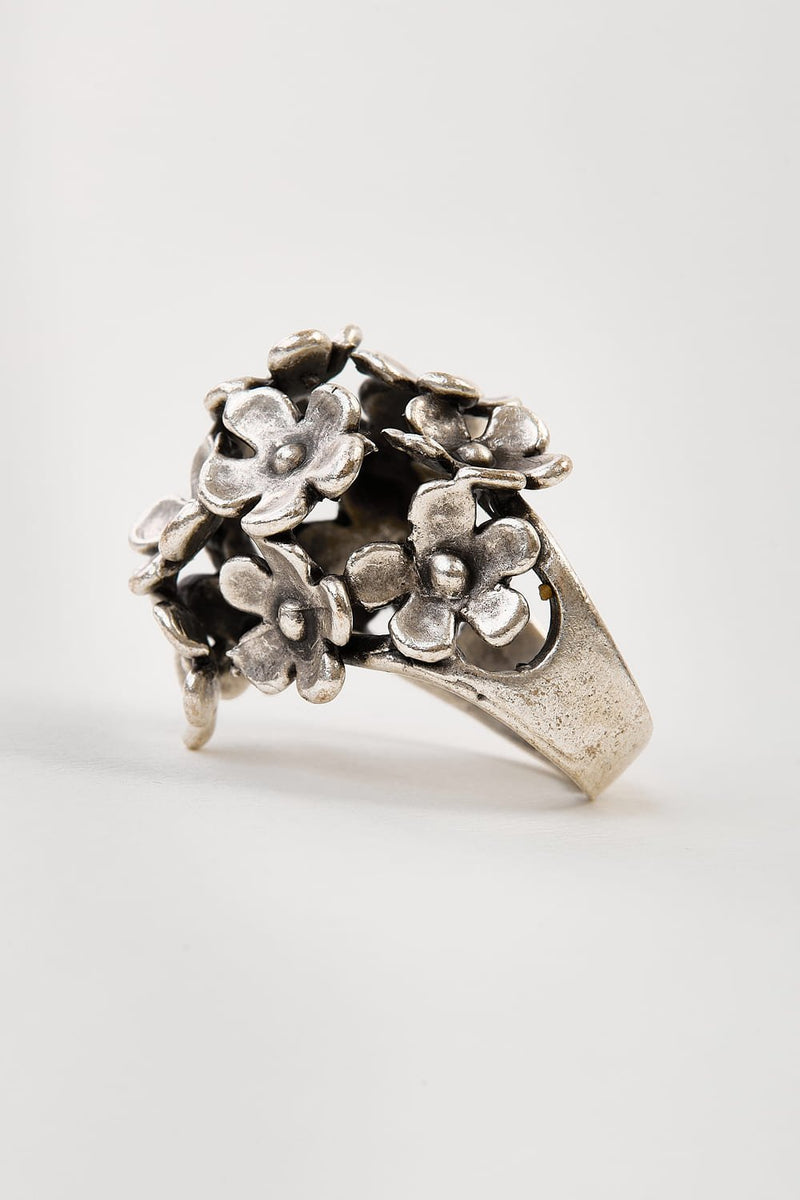 Silver Bloom Ring - ringsMAZONKIKI