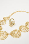 Spiral Elegance Jewelry Set - Jewelry SetMAZONKIKI