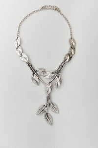 Vintage Leaf Pendant Necklace - NecklaceMAZONKIKI