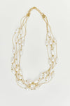 White Drop Stone Necklace - NecklaceMAZONKIKI